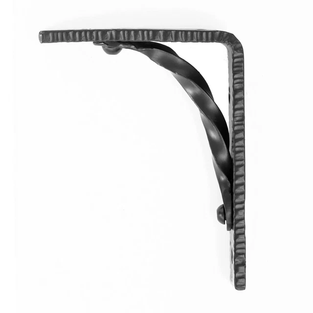 2 Pack 5" 10" 12" Forged Iron Metal Shelf Bracket For Open Floating Shelves