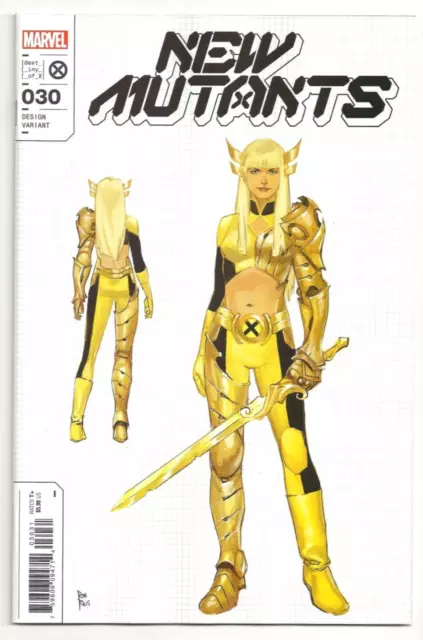 Marvel Comics X-Men NEW MUTANTS (2020) #30 REIS 1:10 Design Variant Cover