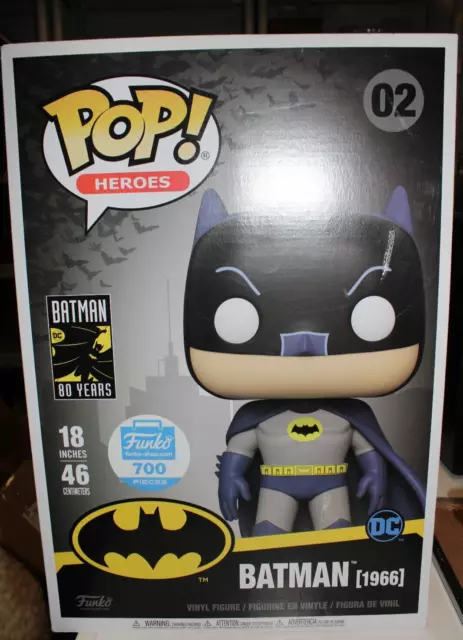 Funko Pop DC Heroes Shop Exclusive BATMAN 1966 18" Vinyl Figure 02 LE 700