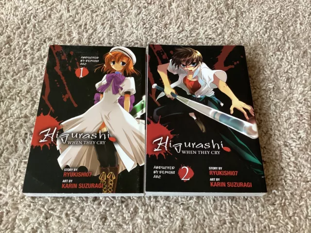 Higurashi When They Cry: Abducted by Demons Arc, Vol. 1 - 2 manga Comic Graphic