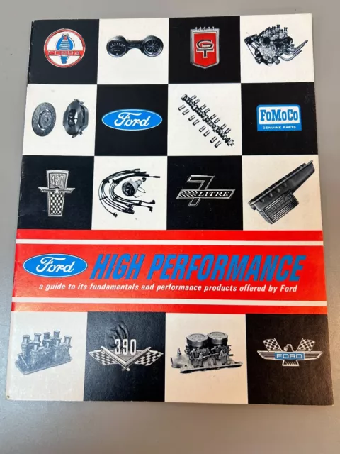 1966 Ford Mustang High Performance Catalog Sales Brochure Booklet Catalog Old