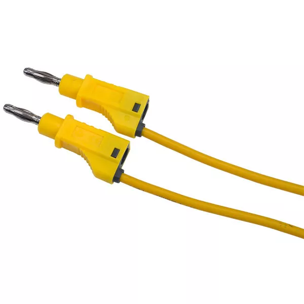 PJP 2110-50J 50cm 4mm Jaune Empilable Câble