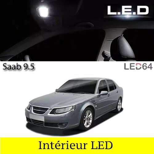 Kit éclairage intérieur ampoules à LED  Blanc pour Saab 9.5