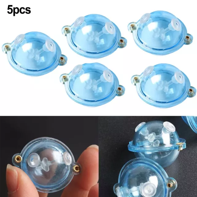 Stylish Round Bubble Float for Water Injection Boat Fishing (25mm) Pack of 5