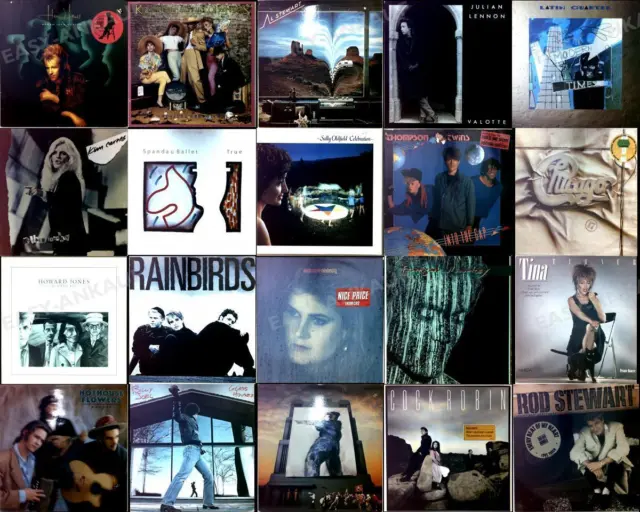 Pop 70/80s Vinyl Sammlung Vol. 84: 20x LP Billy Joel, Spandau Ballet, ... .