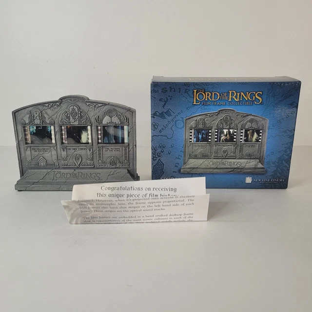 LOTR THE LORD of the Rings Film Frame Collectible Sideshow WETA 3.75 ...