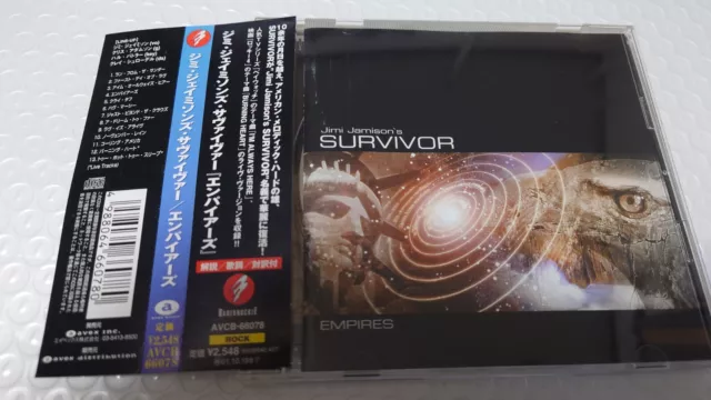 JIMI JAMAISON'S SURVIVOR / EMPIRES Very Rare JAPAN CDwOBI AOR