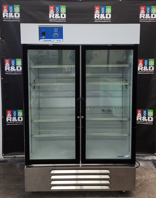VWR 4c MH49PA-GAEE-VW Two Door Deli Refrigerator 49Cf 120v, FULLY TESTED