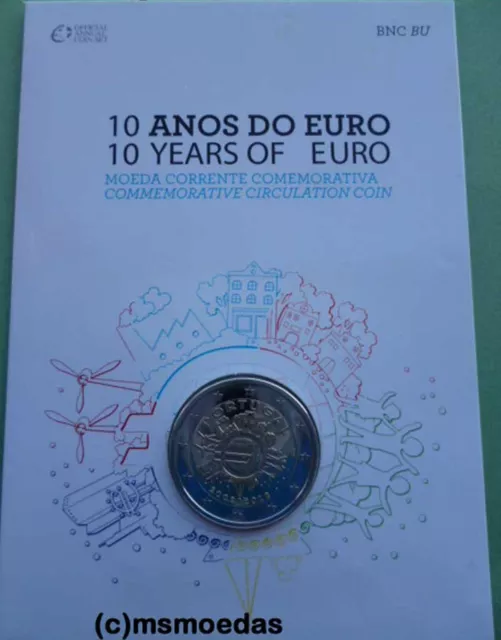 Portugal 2 Euro 2012 Euro-Bargeld TYE Off. CoinCard Gedenkmünze Münzkarte BU