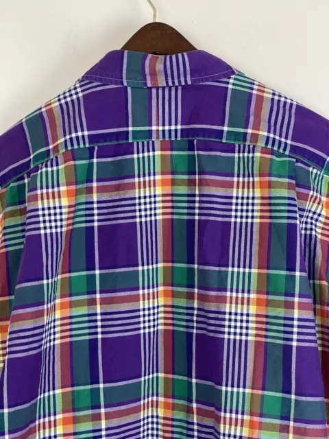 POLO RALPH LAUREN Multi Color Classic Fit Plaid Shirt Men's Big & Tall 3XB 3