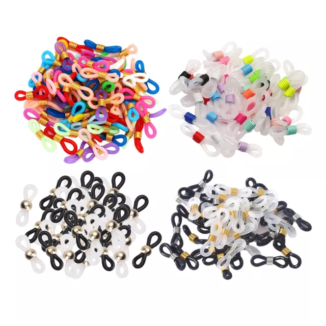 50Pcs Eye Glasses Spectacle Chain Strap Holder Loop Ends