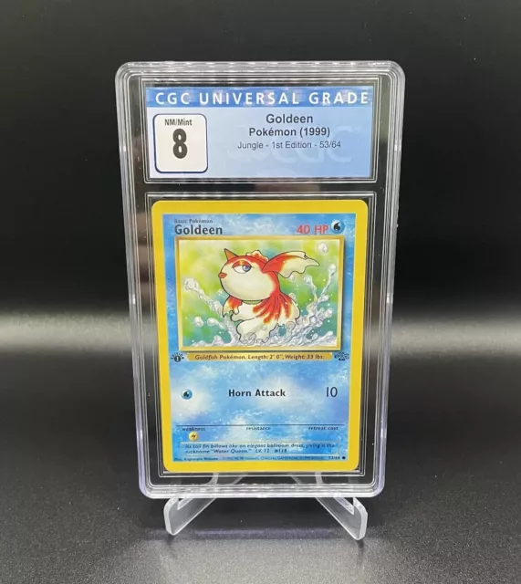 Goldeen 53/64 Jungle 1st edition CGC 8 Pokemon 1999 WOTC