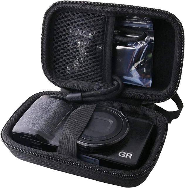 WERJIA Hard EVA Travel Case for Ricoh GR III/GR II/GR Digital Camera (Black)