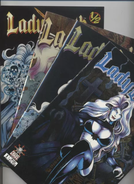 LADY DEATH 1.SERIE (deutsch) ab 1/2 ,1 -3+1-13 + VARIANT + PRESTIGE - CHAOS 1998