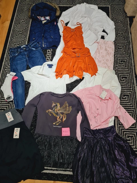 #A47💜 Huge Bundle Of Girls Clothes 12-13-14years GEORGE NEXT F&F HOLLISTER RALP