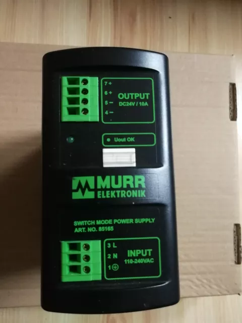 Murr electronic MCS-B 10-110-240/24V Switch mode power supply 85165