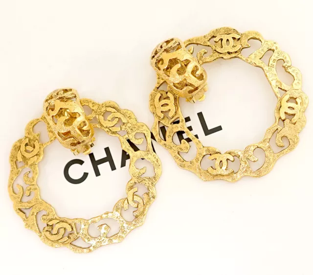 NIB 100% AUTH Chanel 12A Gold Tone No. 5 Perfume Bottle Earrings $625  A61349 $598.00 - PicClick