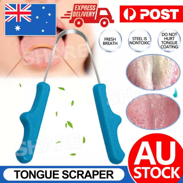Stainless Steel Scraper tongue dental care oral tounge cleaner  Breath Bad Pure