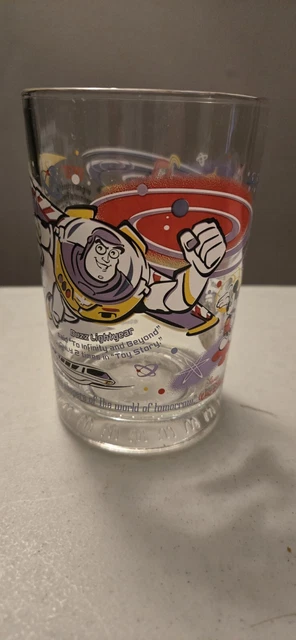 BUZZ LIGHTYEAR GLASS McDonalds 100 Years Of Magic Disney Annv Epcot ...