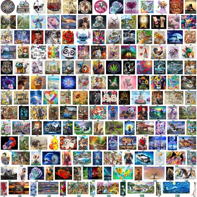 5D Diamant Diamond Painting Bilder DIY Kreuzstich Stickerei Malerei Stickpackung