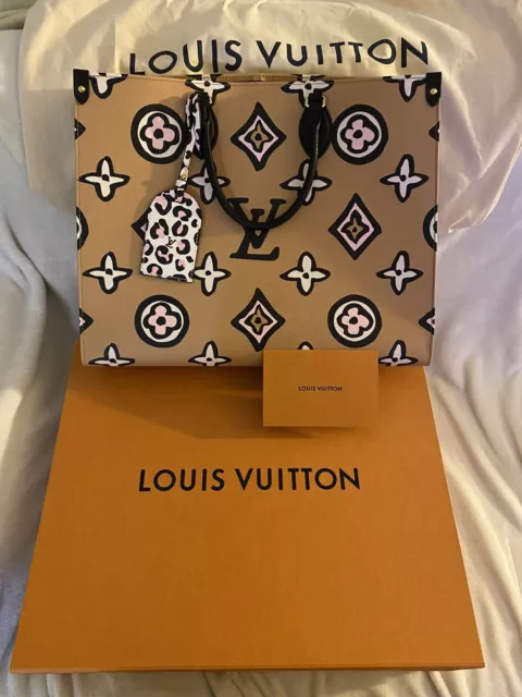BRAND NEW AUTHENTIC Louis Vuitton Wild at Heart On the Go GM Tote Arizona  Color! $3,900.00 - PicClick