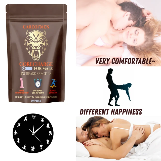 Capsules Croissance Seducio Pour Homme - Gain 12+ Pouces - Ginseng, Maca, L-Arginine - 60 Gélules