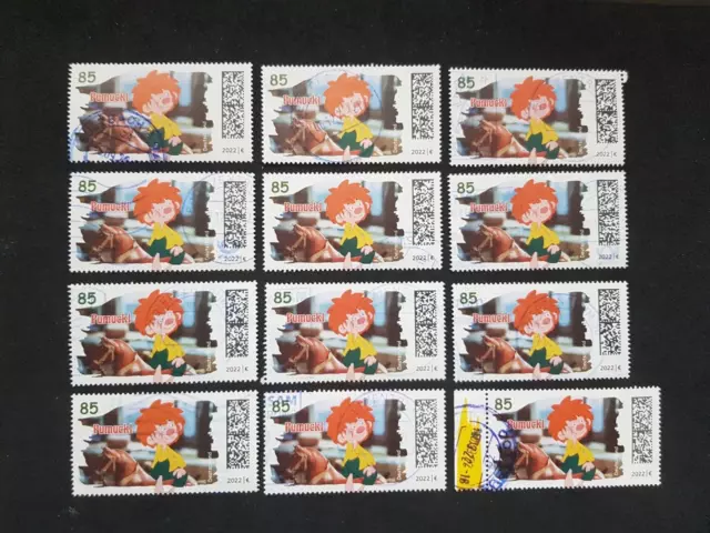 BRD Sondermarken 12 x Pumuckl Helden der Kindheit 85 Cent , Mi-Nr 3717