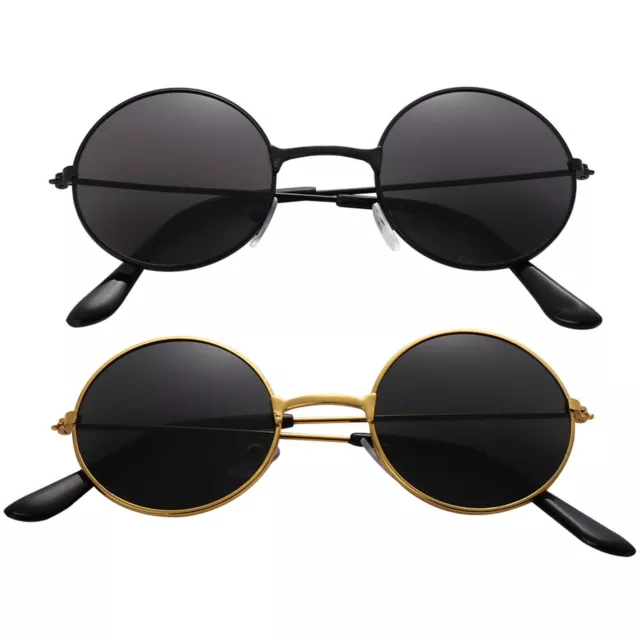 Color Film Streetwear Eyewear Children Sunglasses Round Sun Glasses Retro