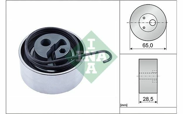 INA Galet tendeur pour OPEL ASTRA CORSA MERIVA COMBO 531 0819 10 - Mister Auto