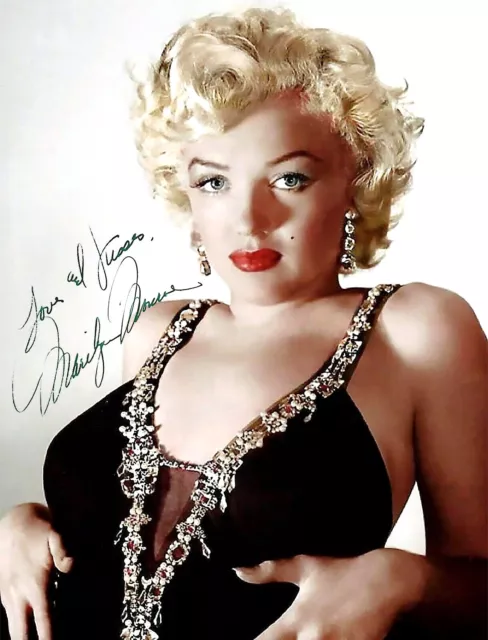 Marilyn Monroe 8.5x11 Signed Photo Reprint