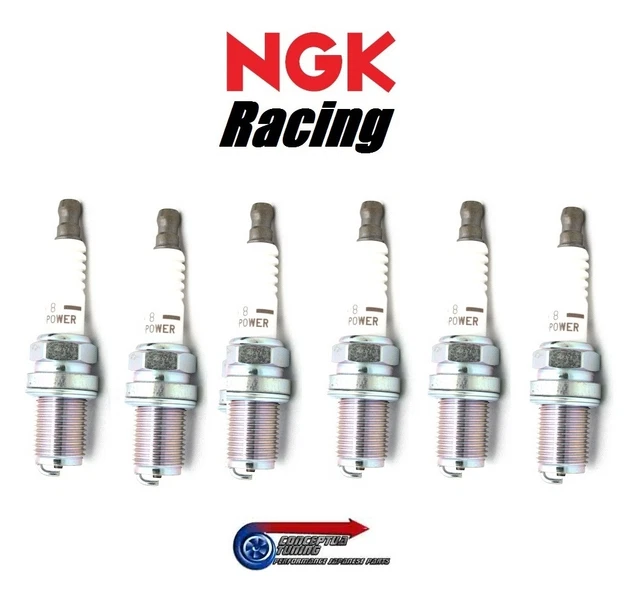 6X ULTRA COLD NGK V-Power Racing Spark Plugs HR9- For R33 GTR Skyline