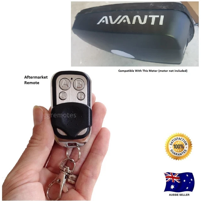 AFTERMAKET REMOTE CONTROL Suits Avanti Centurion TSeries Garage Door