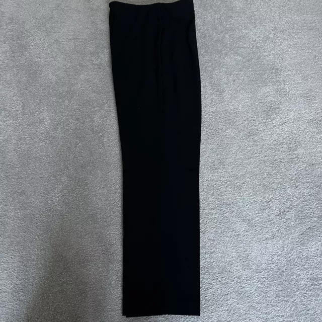 Women’s M&S Black Side Zip Trousers Size 8