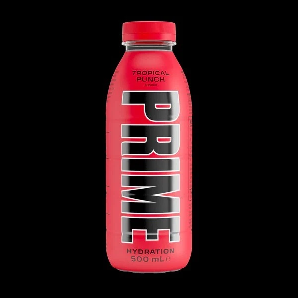 PRIME HYDRATION ENERGY Drink 500ml Tropical punch flavour Brand New