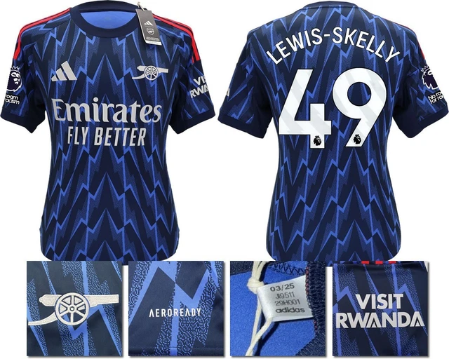 BNWT 2025 2026 Arsenal F.c Adidas Away Shirt Lewis - Skelly 49 ...