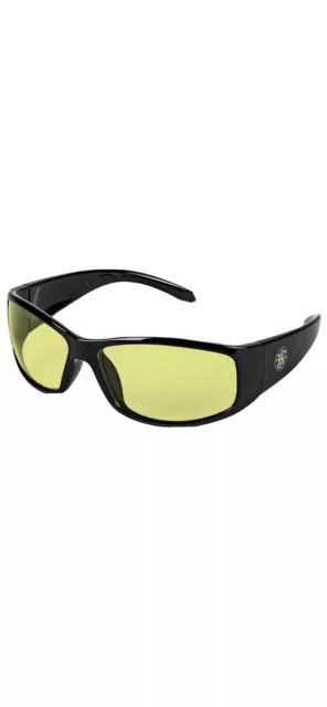 Smith & Wesson 21305 Black Frame AMBER Anti-Fog Lens Shooting Safety Glasses