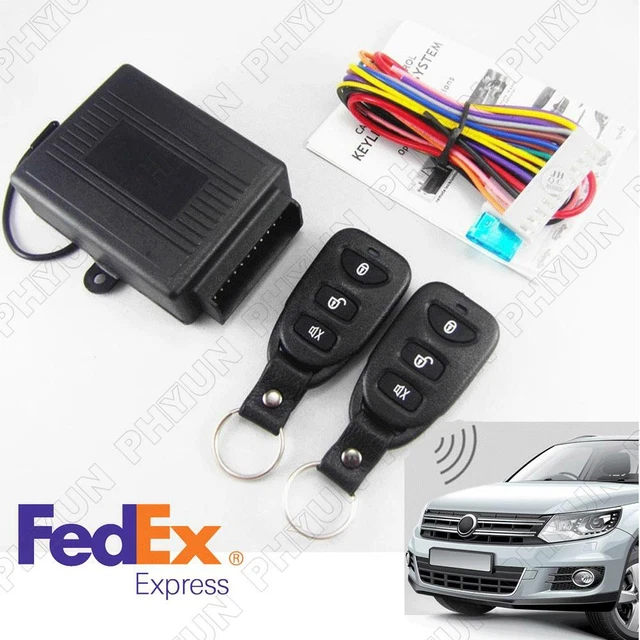 Universal 12V Car Keyless Entry Remote Control Door Lock Security Alarm System