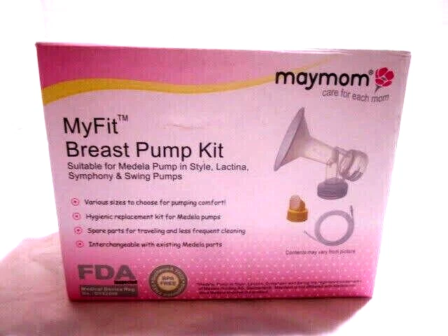 maymom 24mm my fit breast pump kit model M001-2F4V8M New In Box