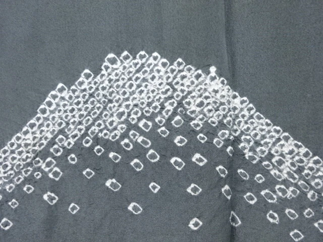 6849200: Japanese Kimono / Antique Mens Juban / Shibori / Mountain