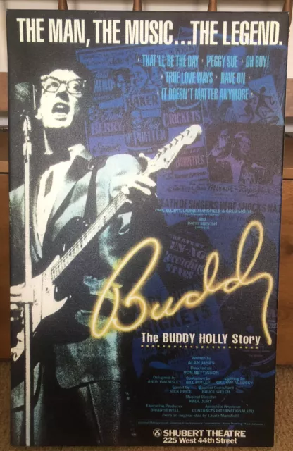The Buddy Holly Story Poster On Canvas
