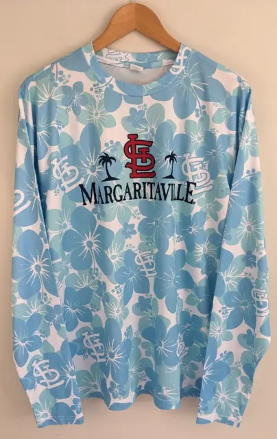 SGA MLB St. Louis Cardinals, Shirts, Stlouis Cardinals Mlb Sga Jimmy  Buffett Margaritaville Long Sleeve Shirt Size L