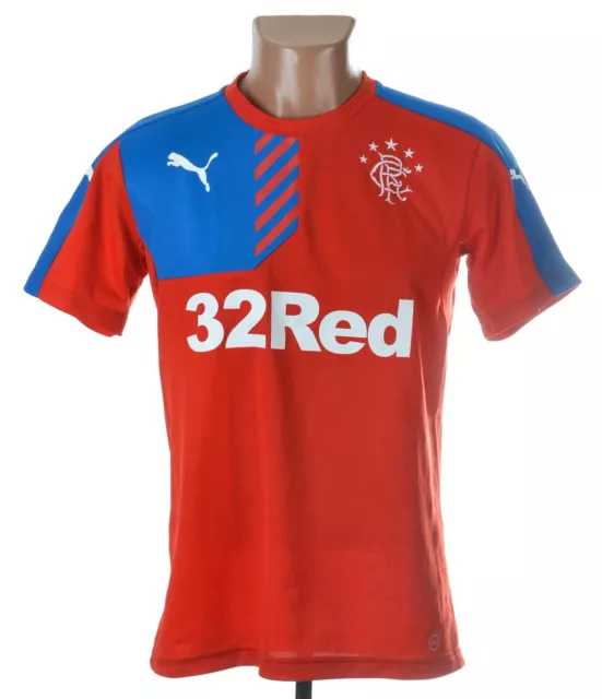 Rangers Scotland 2016/2017 Training Football Shirt Jersey Puma Size M Adult