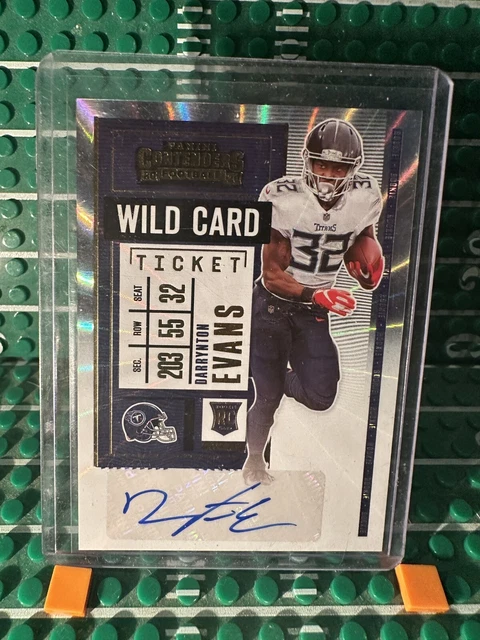 2020 Panini Contenders Optic - Rookie Ticket RPS Autographs #133 Darrynton Evans
