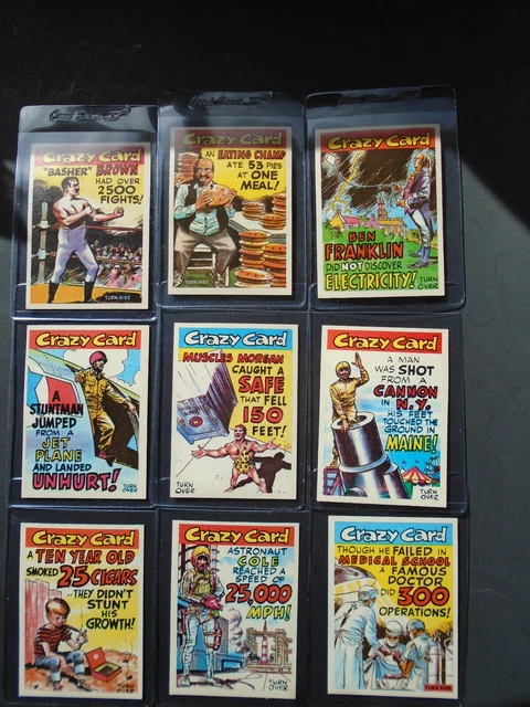 1961 Topps Crazy Cards (#1-#66 ) Complete Set Nm/Mint