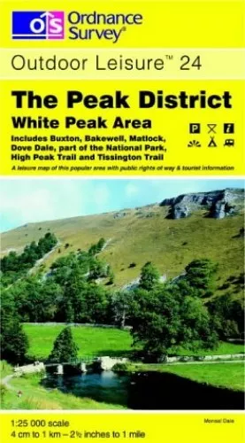 The Peak District: White Peak Area (Outd... by Ordnance Survey Sheet map, folded