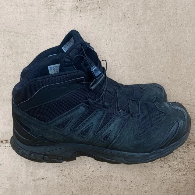 SALOMON XA FORCES Mid GoreTex EN Pro 3D Trail Boot Black Size 11.5 US