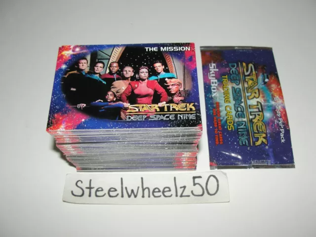 Star Trek Deep Space Nine 192 Trading Card Lot 1993 Skybox Base Set TV Series 1