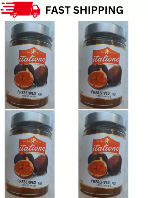 Italione Fig Preserves, 14.1 Oz. Pack of 4