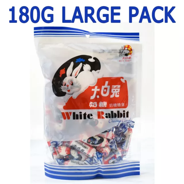 White Rabbit Milk Creamy Candy 180g Sweets (LARGE PACK)