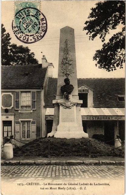 CPA AK Creteil Le Monument du General Ladreit FRANCE (1282312)